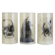 3 Pack Halloween Flameless Candle Lamp With Timer Setting Battery Operated Warm Orange Light Candles For Halloween Party Decoration - EX-STOCK Canada