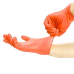 Guantes desechables de nitrilo engrosados de grado alimenticio impermeables 