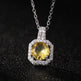 Perfume Bottle Pendant Necklace Women's Full Diamond - EX-STOCK Canada