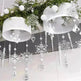 10pcs Christmas Tree Hanging Pendants Acrylic Ice Strip Snow Ceiling Xmas Ornaments New Year Christmas Decoration Home Decor - EX-STOCK CANADA