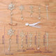 10pcs Christmas Tree Hanging Pendants Acrylic Ice Strip Snow Ceiling Xmas Ornaments New Year Christmas Decoration Home Decor - EX-STOCK CANADA