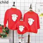 Family Christmas Deer Santa claus sweatshirt - EX-STOCK CANADA