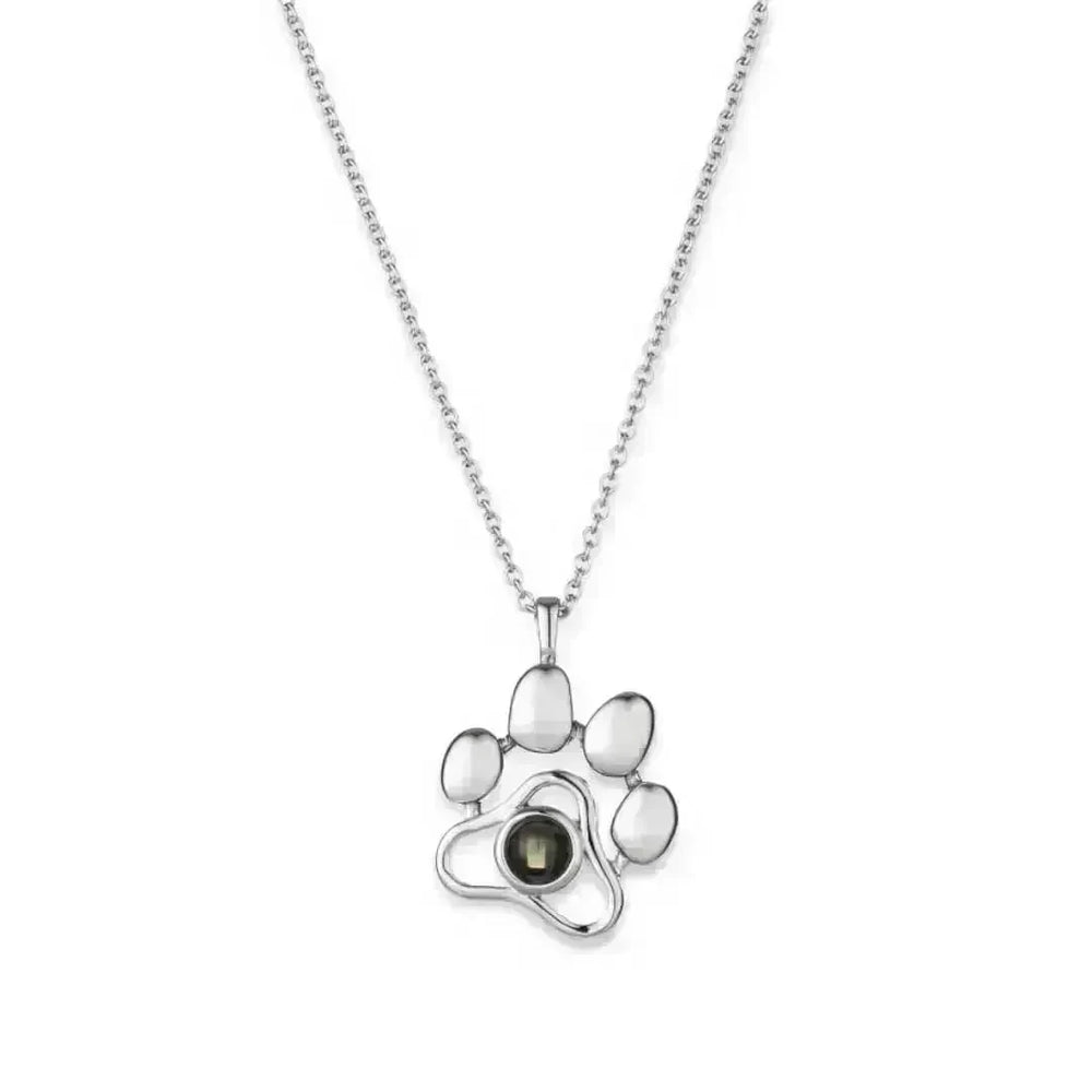 Cute Animal Dog Paw Personalized Custom Projection Necklace - EX-STOCK CANADA