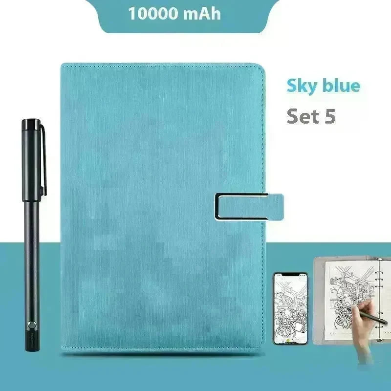 Handwriting Paper Screen Synchronization Smart Fingerprint Lock A5 Notebook - EX-STOCK CANADA