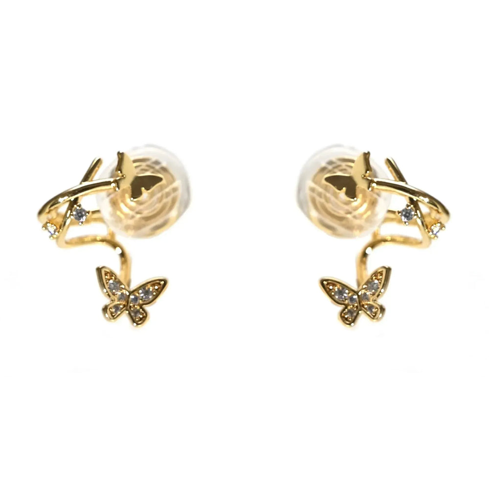Female Cute Butterfly Earrings Jewelry - EX-STOCK CANADA