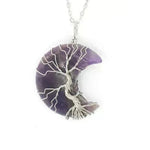 Natural Crystal Moon Pendant for Men and Women - EX-STOCK CANADA