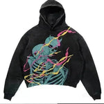 Fashion de moda para hombres y mujeres Punk Design Fleece Hoodie Woodie Top