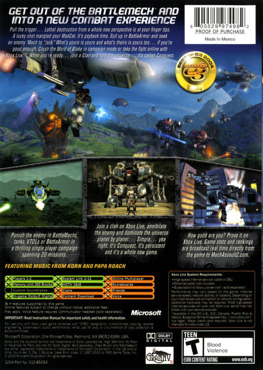 MechAssault 2: Lone Wolf 