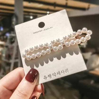 Elegant Pearl Bling Hair Clip - EX-STOCK CANADA