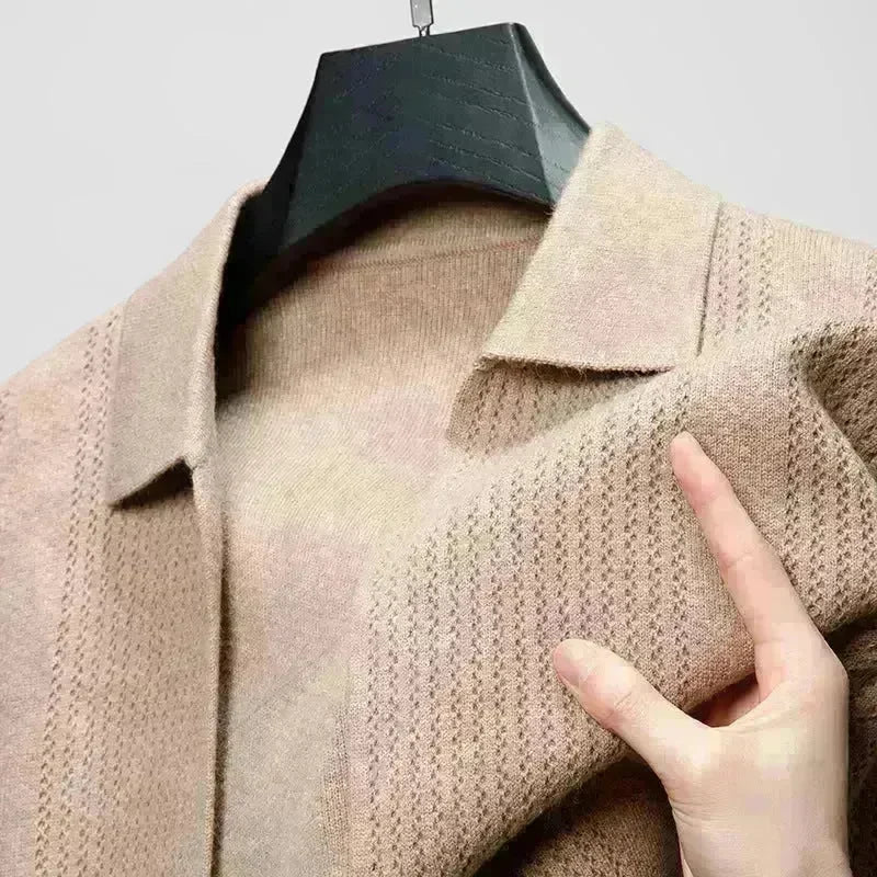 Slim fit Knitted Cardigan sweater For Young Men Workwear for fall Winter - EX-STOCK CANADA
