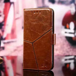 Samsung S10 creative Leather Protective  phone case