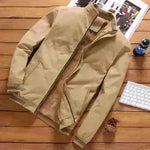 Hombres Trabajo Plain Strip Up Capucha de invierno con capucha