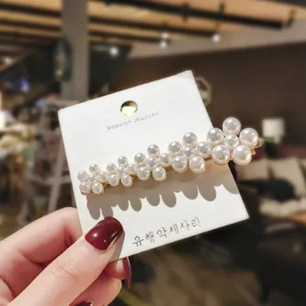 Elegant Pearl Bling Hair Clip - EX-STOCK CANADA