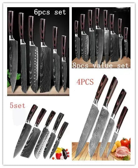 Carpenter's Special Set 6-piece Set 8-piece Set Knife Chef Knife Kitchen Knife Cooking - EX-STOCK CANADA