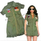 Female spy costume game uniform EX-STOCK