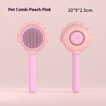 2 In 1 Self Cleaning Dog Brush Comb With Spray Pets Grooming Hair Remover Combs Brush Floating Hair Pet Grooming Brush Pet Products EX-STOCK Canada 