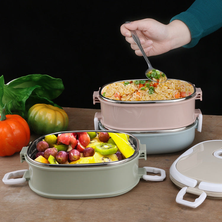 Stainless steel lunch box EX-STOCK