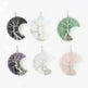 Natural Crystal Moon Pendant for Men and Women - EX-STOCK CANADA