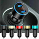 Automobile Smart Digital LED display car charger - EX-STOCK CANADA