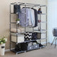 69 Portable Clothes Closet Wardrobe Storage Organizer With Non EX-STOCK