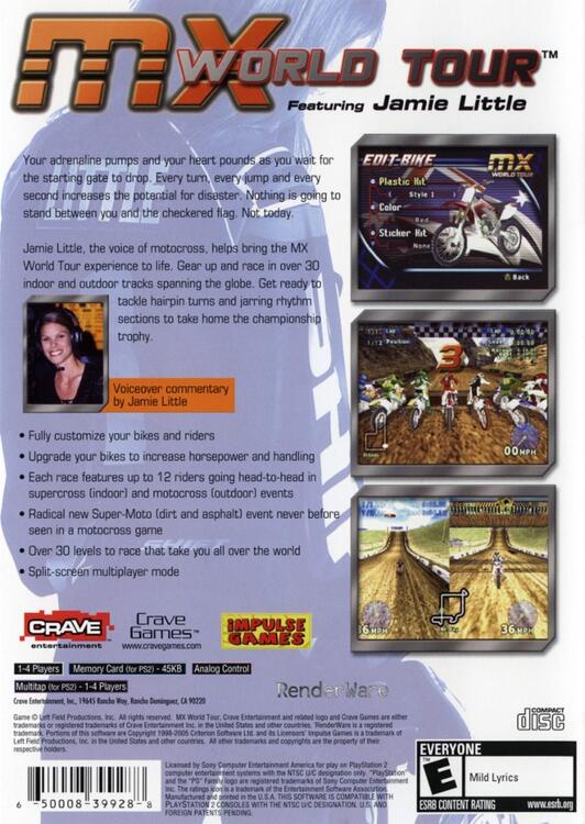 MX World Tour Featuring Jamie Little 