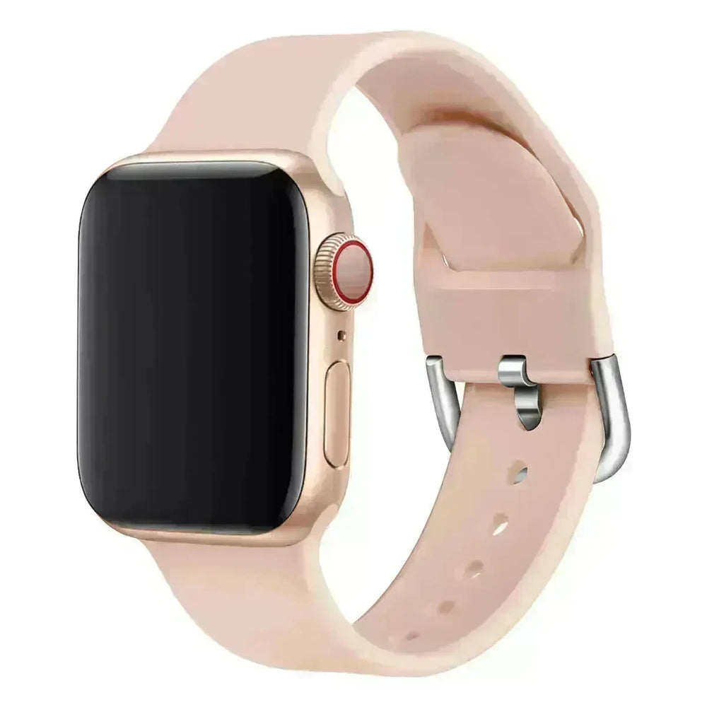 Watch strap solid color silicone watch buckle strap - EX-STOCK CANADA