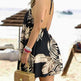 Printed Dress Summer Off-Shoulder Hanging Neck Sleeveless Sexy Dresses Women - EX-STOCK CANADA