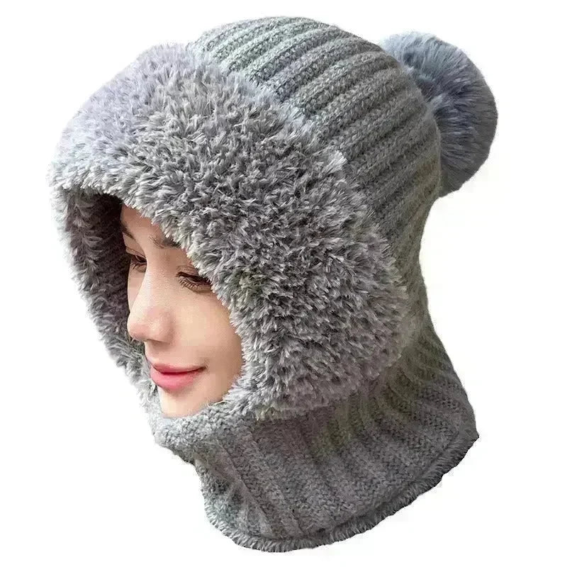 Multifunctional One-piece Hat Neck Protection Bandana Warm Fleece Winter Balaclava - EX-STOCK CANADA