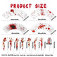 48Pcs Halloween Cupcake Toppers Wrappers Rip Kit Bloody Zombie Hand Cupcake Pick Decorations For Halloween Horror Movie Bloody Theme Birthday Party Cake Decorations Supplies - EX-STOCK Canada