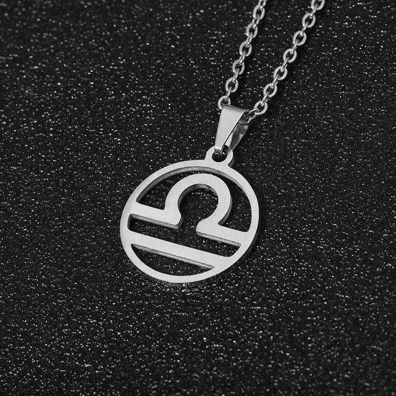 12 Constellation Necklace Accessories Stainless Steel Necklace - EX-STOCK Canada