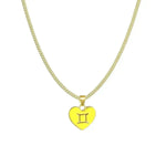 12 Constellation Women's Personalized Heart shaped Clavicle Chain Fashion Necklaces - EX-STOCK Canada