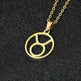 12 Constellation Necklace Accessories Stainless Steel Necklace - EX-STOCK CANADA