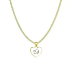 12 Constellation Women's Personalized Heart shaped Clavicle Chain Fashion Necklaces - EX-STOCK CANADA