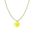 12 Constellation Women's Personalized Heart shaped Clavicle Chain Fashion Necklaces - EX-STOCK CANADA