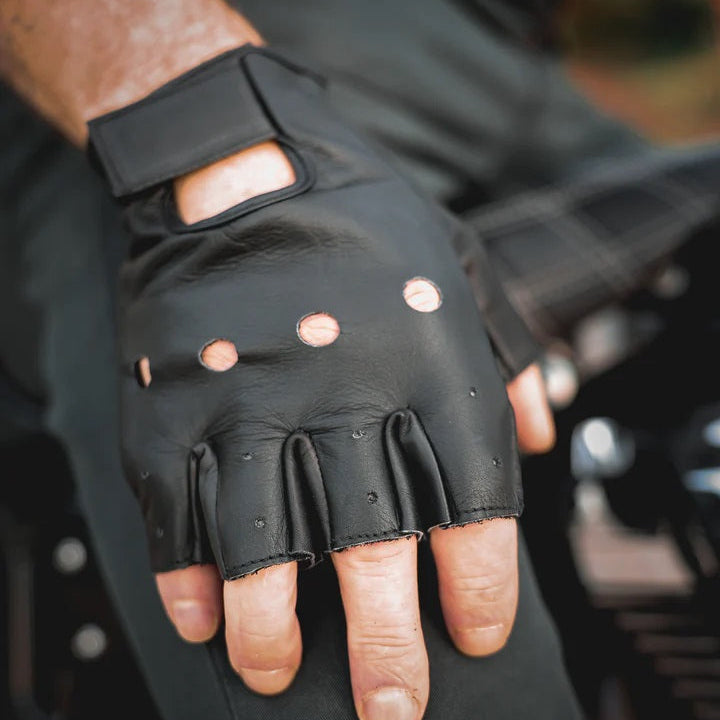 Gants en cuir sans doigts pour hommes Open RoadEX-STOCK Canada 