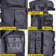 Tactical Vest Black Mens Military Hunting Vest EX-STOCK Canada 