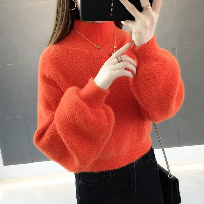 Autumn And Winter Lantern Sleeves Loose Sweater | EX-STOCK product gallery photo 4