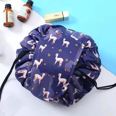 Animal Printing Large Capacity Drawstring Lazy Cosmetic Storage Bag - EX-STOCK CANADA
