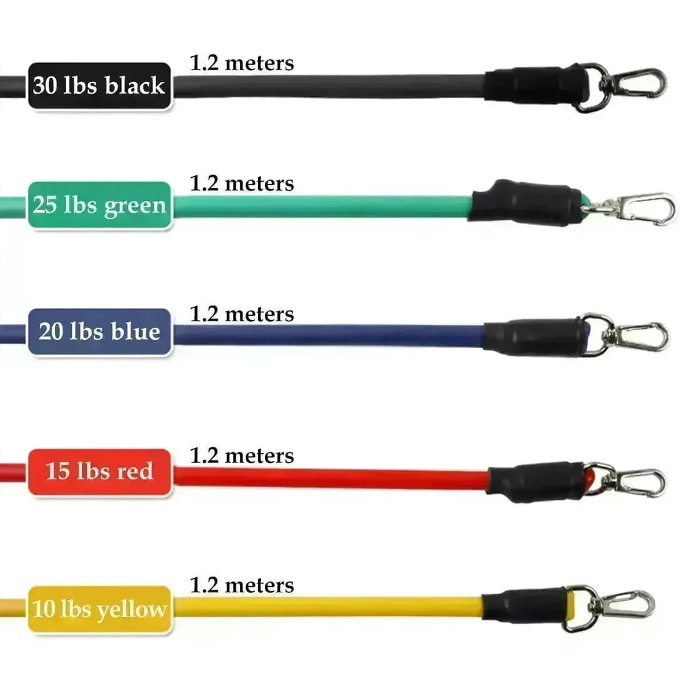 Fitness Rally Elastic Rope Resistance Band set - EX-STOCK CANADA