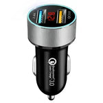 Automobile Smart Digital LED display car charger - EX-STOCK CANADA