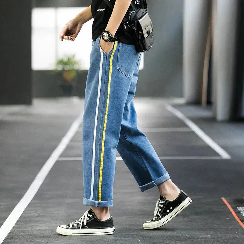 Men Casual pants Denim Jeans trousers, wide-leg pants - EX-STOCK CANADA