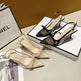2026 Neue Ankunft Geschlossene Damenabsätze, Sommer Offene Spitz-Toe Stiletto-Sandalen mit Schleife & Tüll, Sexy Einzel-Pumps 
