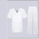 Women Nurse Uniform Female Hospital Nurse Costume V Neck Top Pants Set Nursing Uniforms Women Scrubs Set for Beauty Salon Massaging Workwear - EX-STOCK CANADA