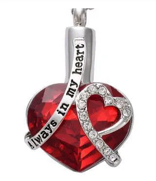 Crystal Heart Pendant - EX-STOCK CANADA