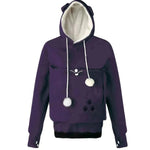 Bordado femenino big pocketwandie sudaderas otoño sudadera de invierno