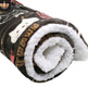 Roll of fabric with a patterned edge on a white background