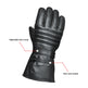 Gants de moto en cuir pour hommes Open Road avec housse de pluieEX-STOCK Canada 