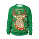 Ugly Christmas Sweater For gift Santa Deer Elf Funny Pullover - EX-STOCK CANADA