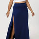 Women's High Waist Slit Solid Color Side Slit Maxi Skirt - EX-STOCK CANADA