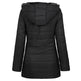 Women's Slim-Fit Quilted Puffer Jacket – Faux Fur Lined Hooded Winter Coat | XS–3XL